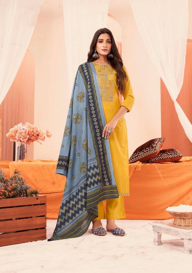 Yashika Kaantha Casual Daily Wear Cambric Cotton Designer Dress Material Collection